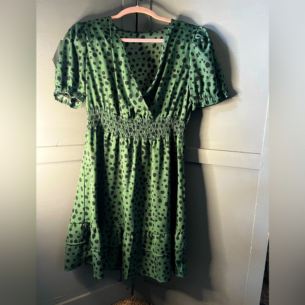 Green Stripes dress.